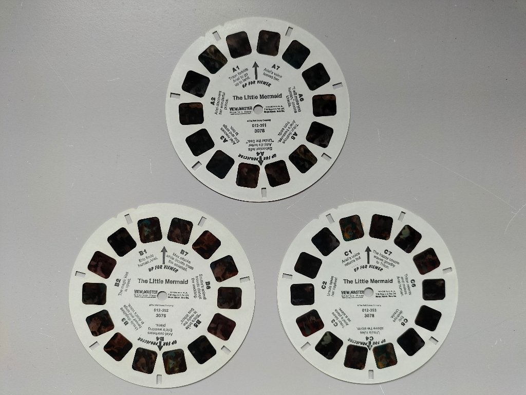 Viewmaster - The Little Mermaid - De Kleine Zeemeermin, Ophalen of Verzenden, Gebruikt
