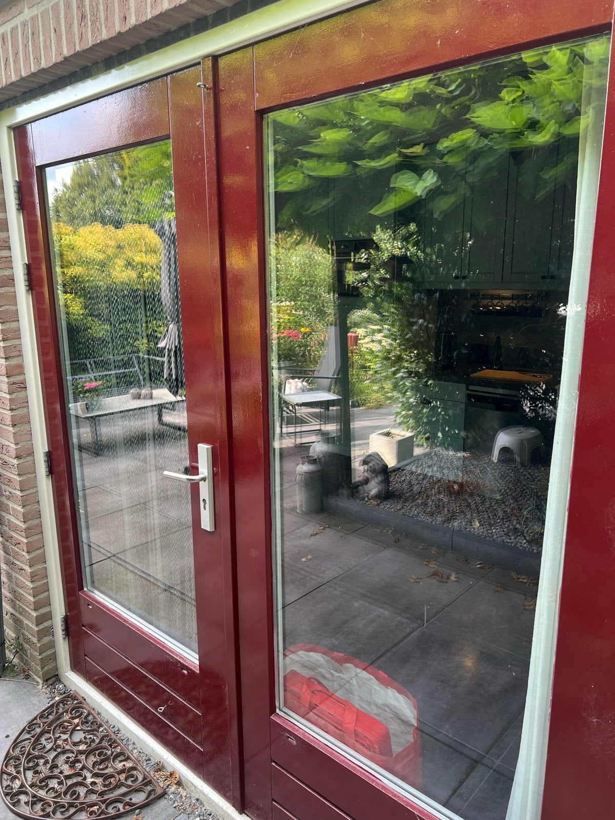 Set van 4 Buitendeuren met Glas - Diverse Maten, Doe-het-zelf en Verbouw, Deuren en Horren, Gebruikt, Buitendeur, 200 tot 215 cm