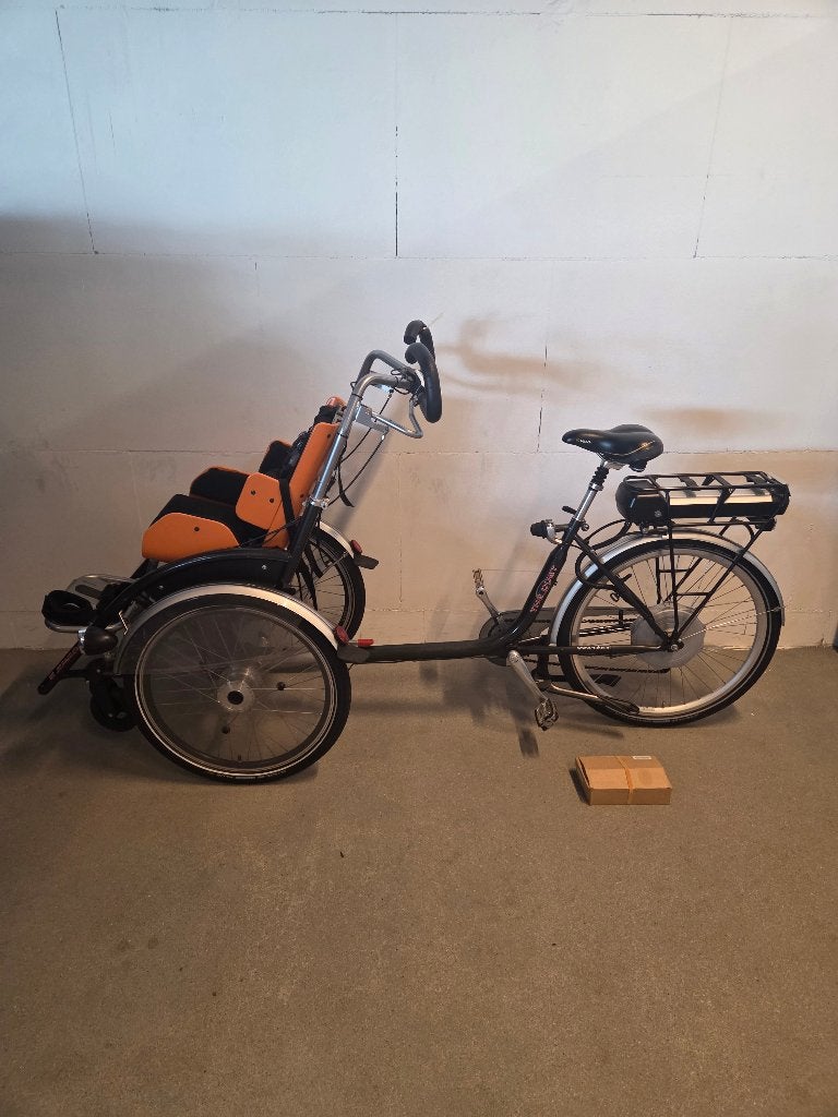 Hukla Duet rolstoel fiets / transportfiets, Ophalen, Gebruikt