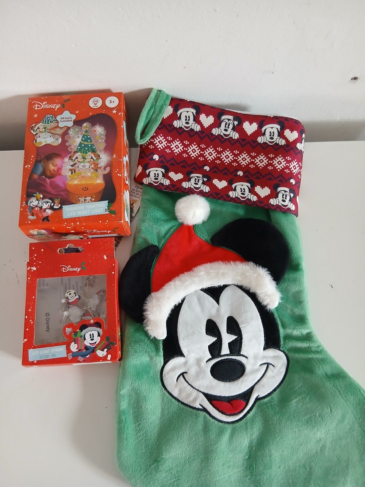 Mickey Mouse kerst pakketje, Diversen, Kerst, Zo goed als nieuw, Ophalen of Verzenden