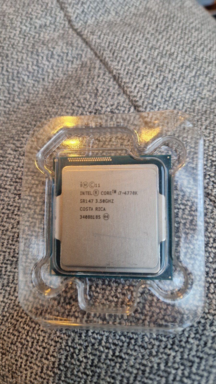 Intel Core i7-4770K – compleet in doos, Computers en Software, Processors, Gebruikt, 4-core, 3 tot 4 Ghz, Ophalen
