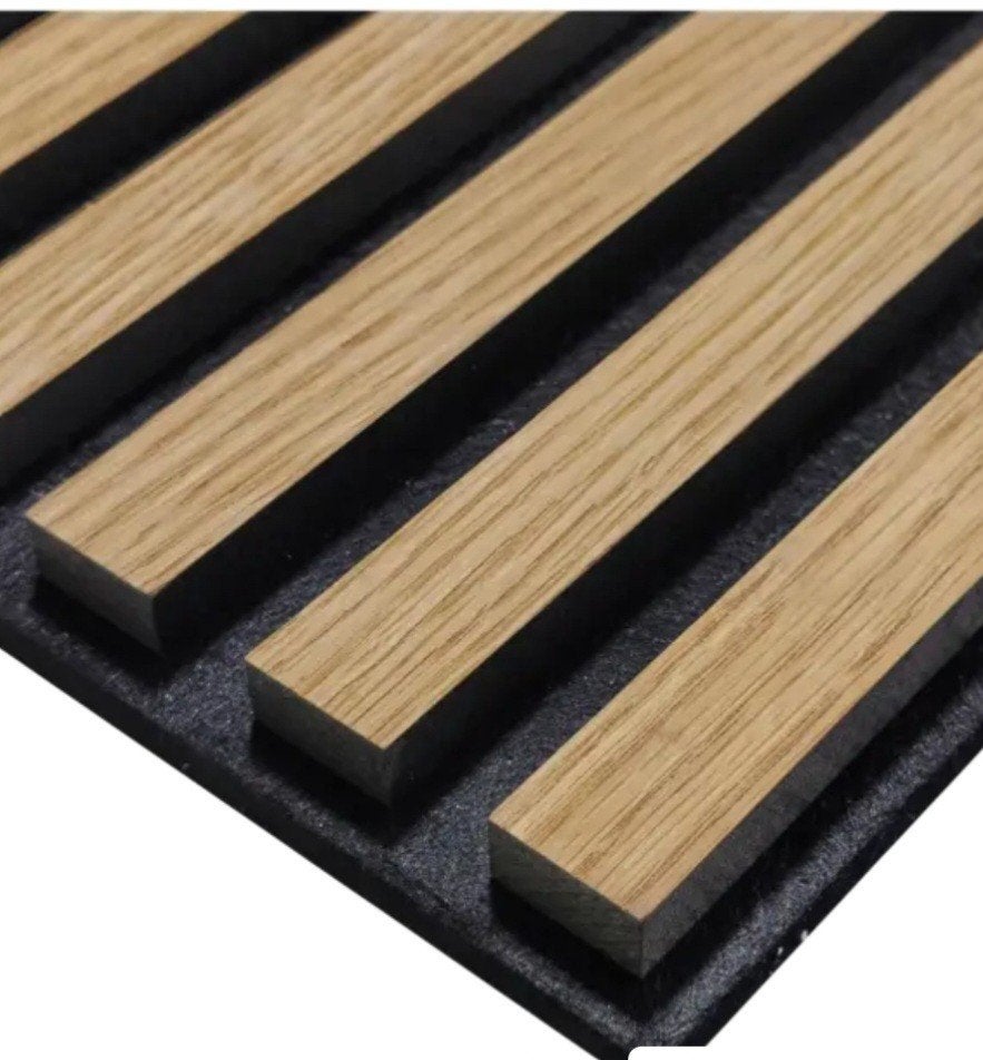 Silentline Akoestisch Wandpaneel - 260 x 52,6 cm dikte 22 mm, Ophalen, Minder dan 25 mm, Eiken, Nieuw