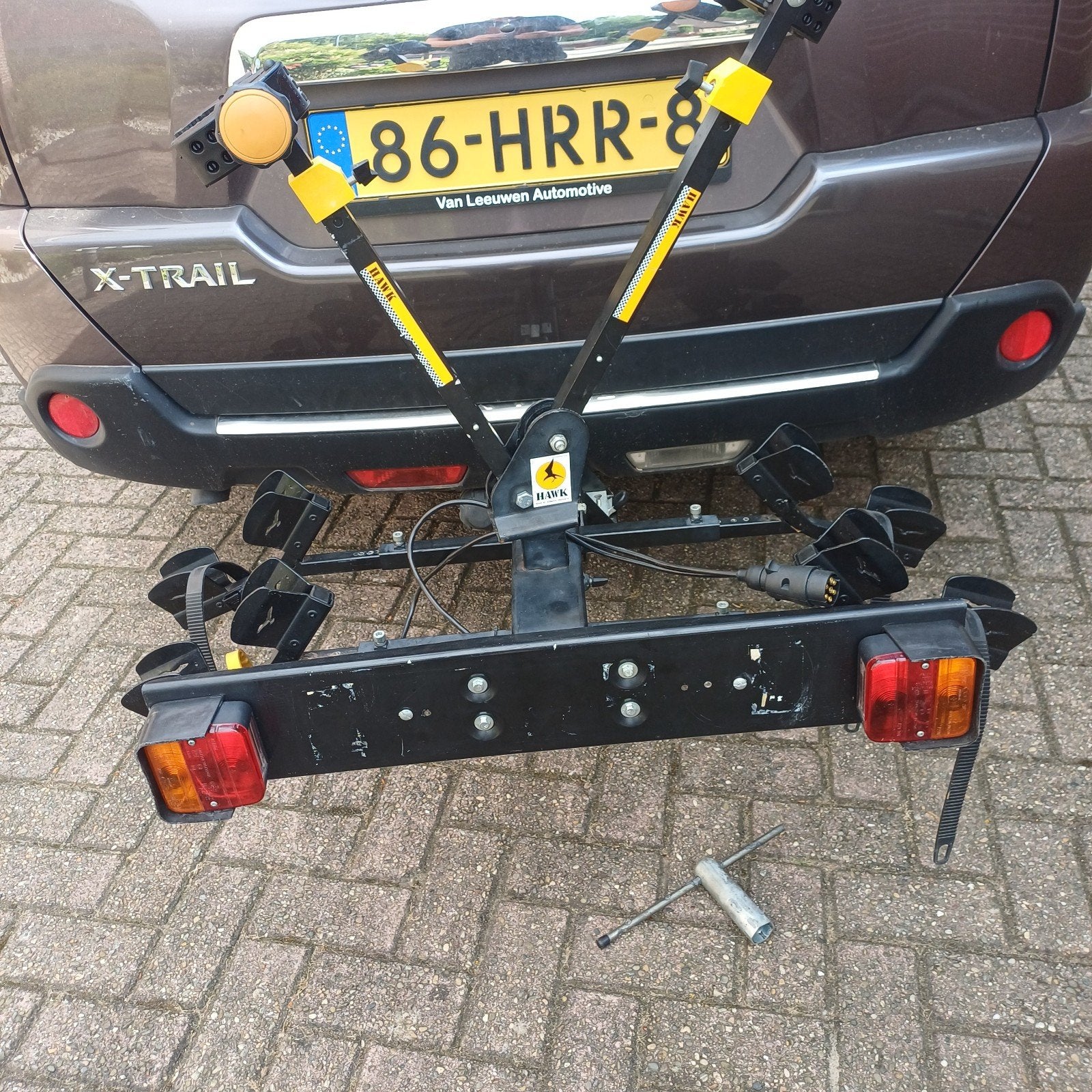 Fietsedrager Hawk, Ophalen of Verzenden, 2 fietsen, Gebruikt, Trekhaakdrager