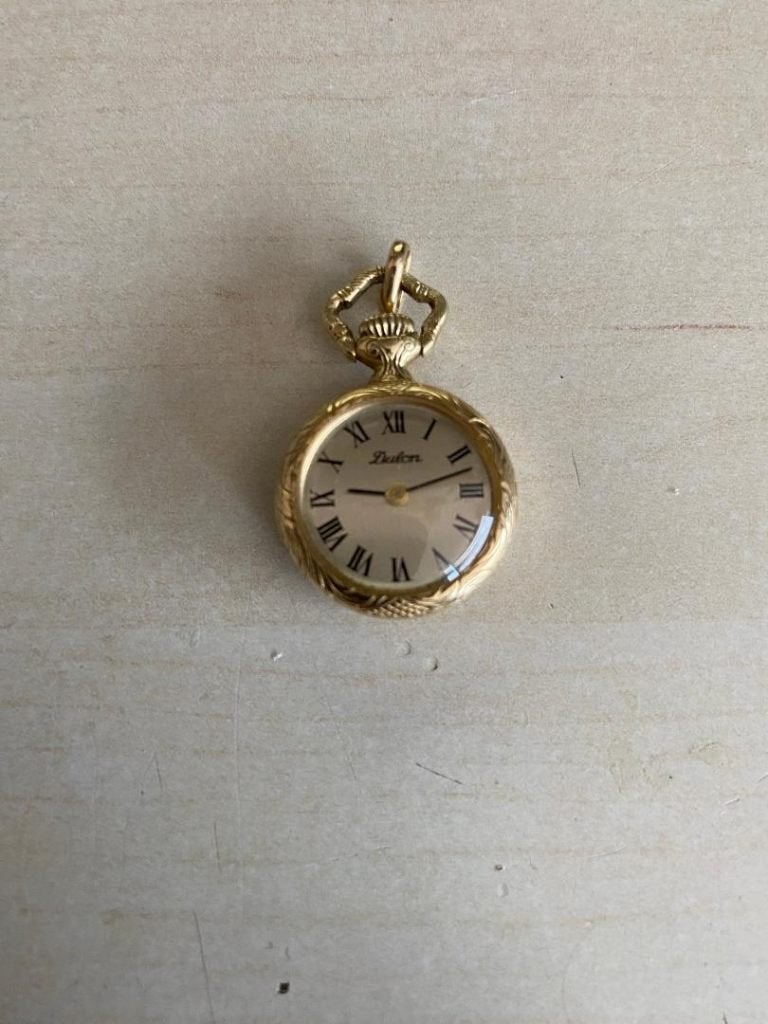 Zwitsers gouden dameshorloge, Overige merken, Zakhorloge, Overige materialen, Ophalen of Verzenden