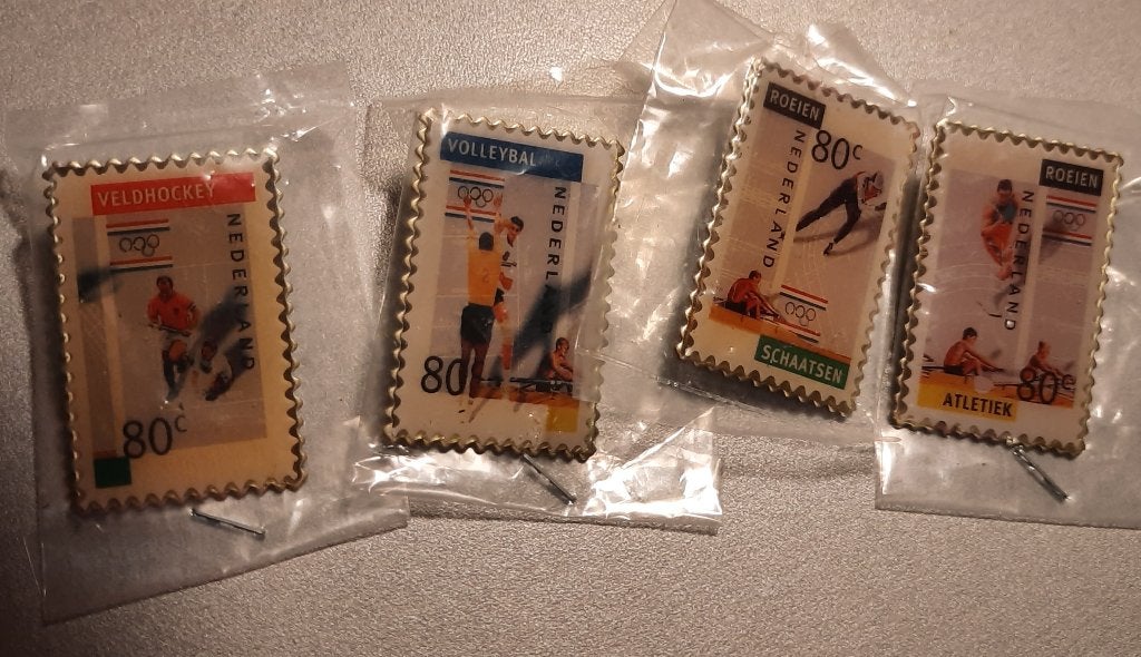 Postzegelpins Olympische Spelen 1992, Ophalen of Verzenden, Buitenland