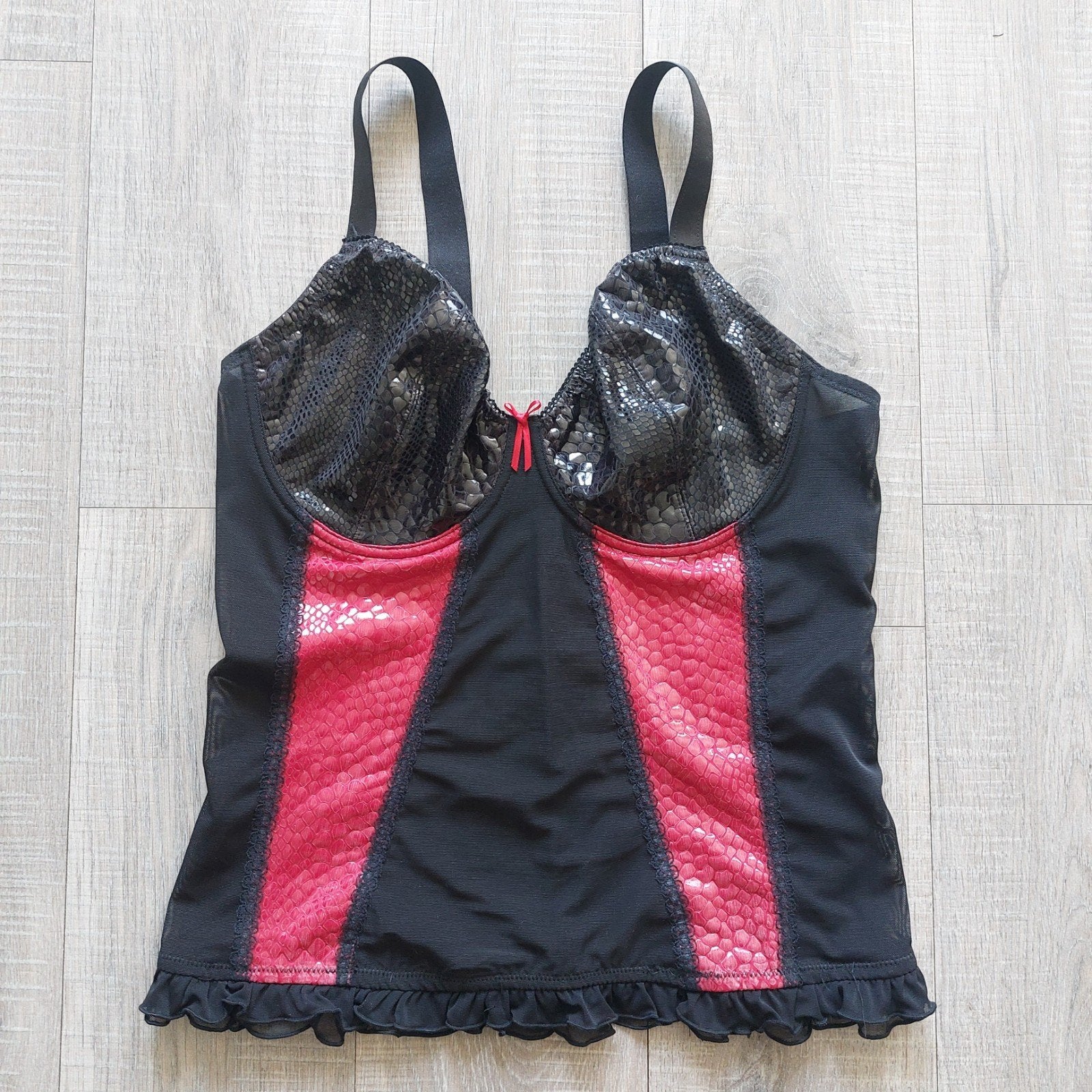 Gothic Y2K korset buste bustier 90C, Ophalen of Verzenden, Zwart, Body of Korset
