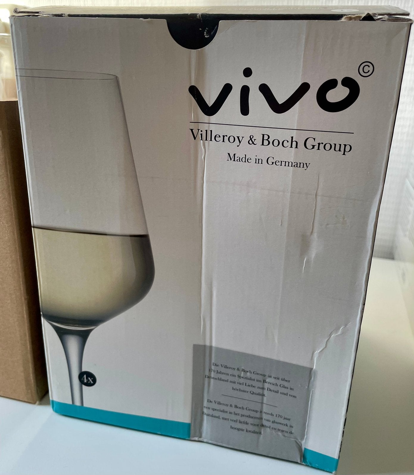 Villeroy & Boch Vivo witte wijnglazen - 13 stuks, Huis en Inrichting, Ophalen, Glas of Glazen, Villeroy & Boch, Overige stijlen