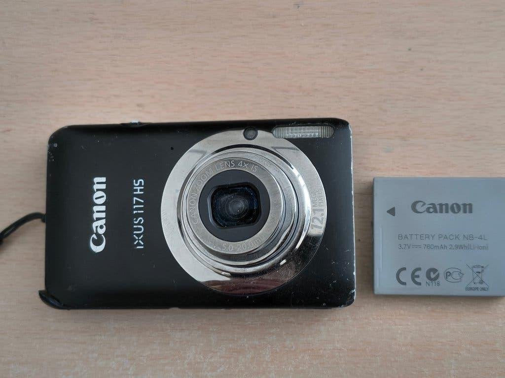 Canon IXUS 117 HS defect voor onderdelen., Audio, Tv en Foto, Fotocamera's Digitaal, Verzenden, Canon, 12 megapixels, Ingebouwde flitser