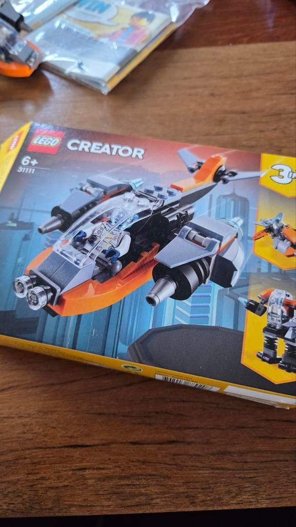 LEGO Creator 3-in-1 Cyber Drone (31111), Ophalen of Verzenden, Gebruikt, Complete set, Lego