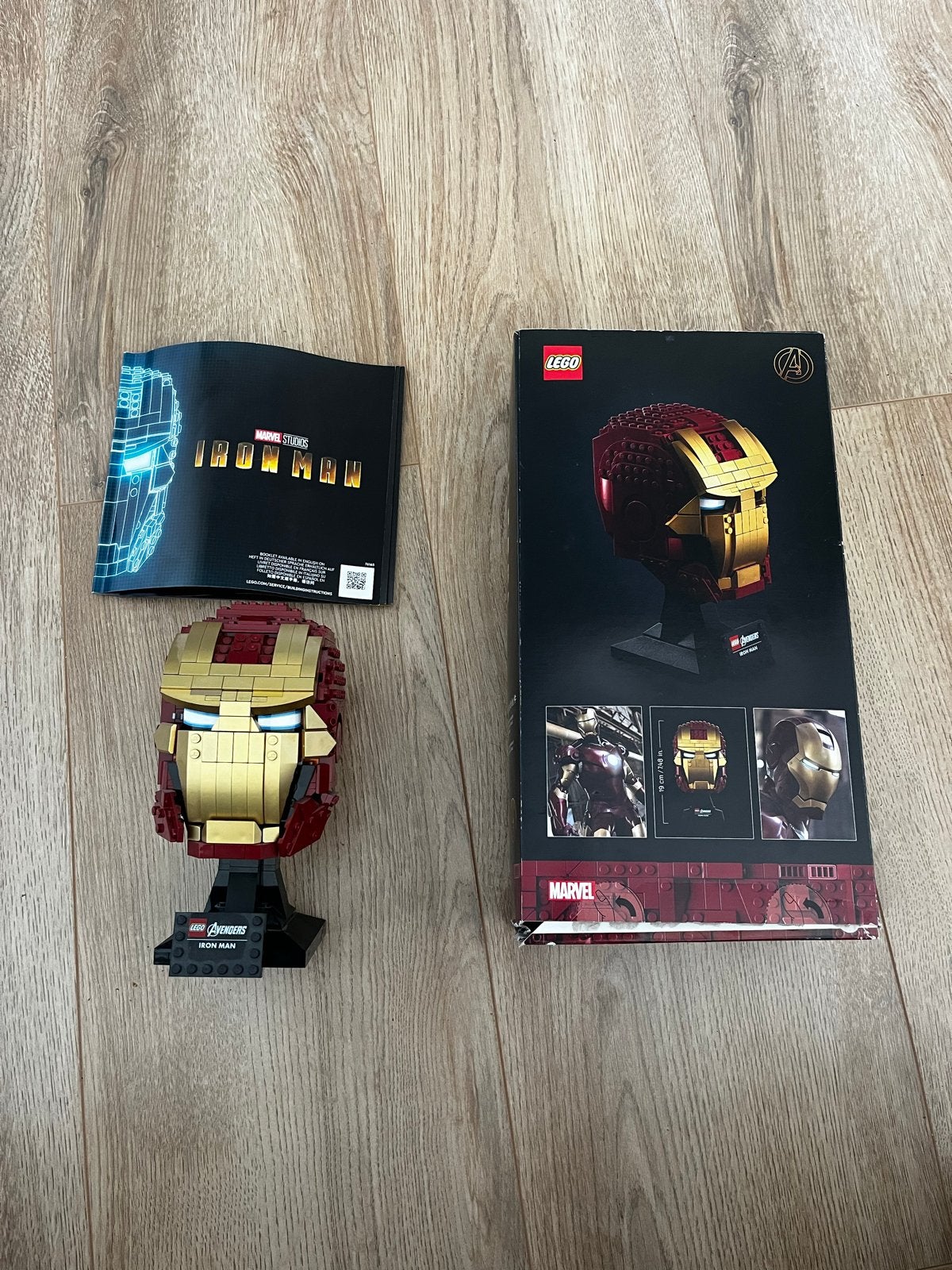 LEGO Iron Man Helm (Marvel Avengers), Ophalen of Verzenden, Zo goed als nieuw, Overige merken