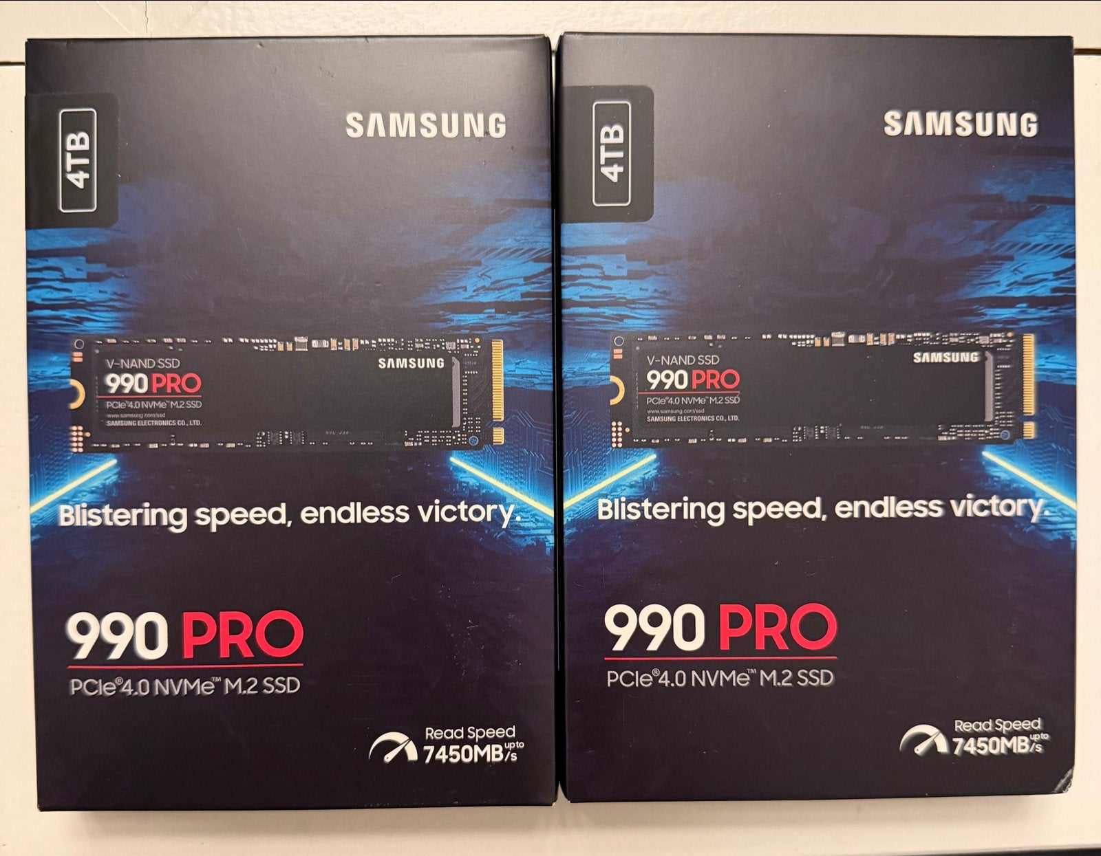 Samsung 990 PRO 4TB PCIe 4.0 NVMe M.2 SSD, Computers en Software, Intern, Server, Nieuw, Ophalen of Verzenden