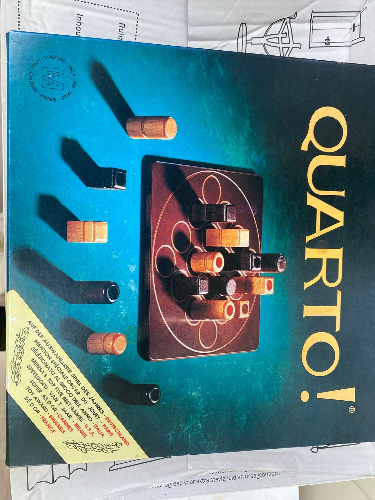 Quarto! Strategisch Bordspel - Zo goed als nieuw, Een of twee spelers, Ophalen, Zo goed als nieuw