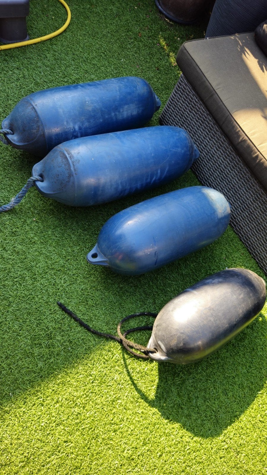 Set van 4 stootwillen (fenders) - diverse maten, Watersport en Boten, Ophalen, Gebruikt, Overige typen