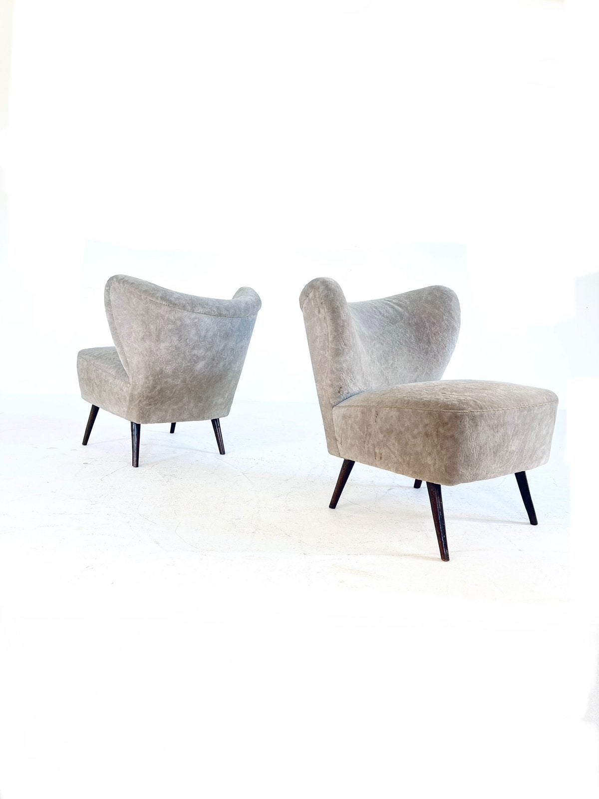 Set van 2 vintage cocktail fauteuils ‘60