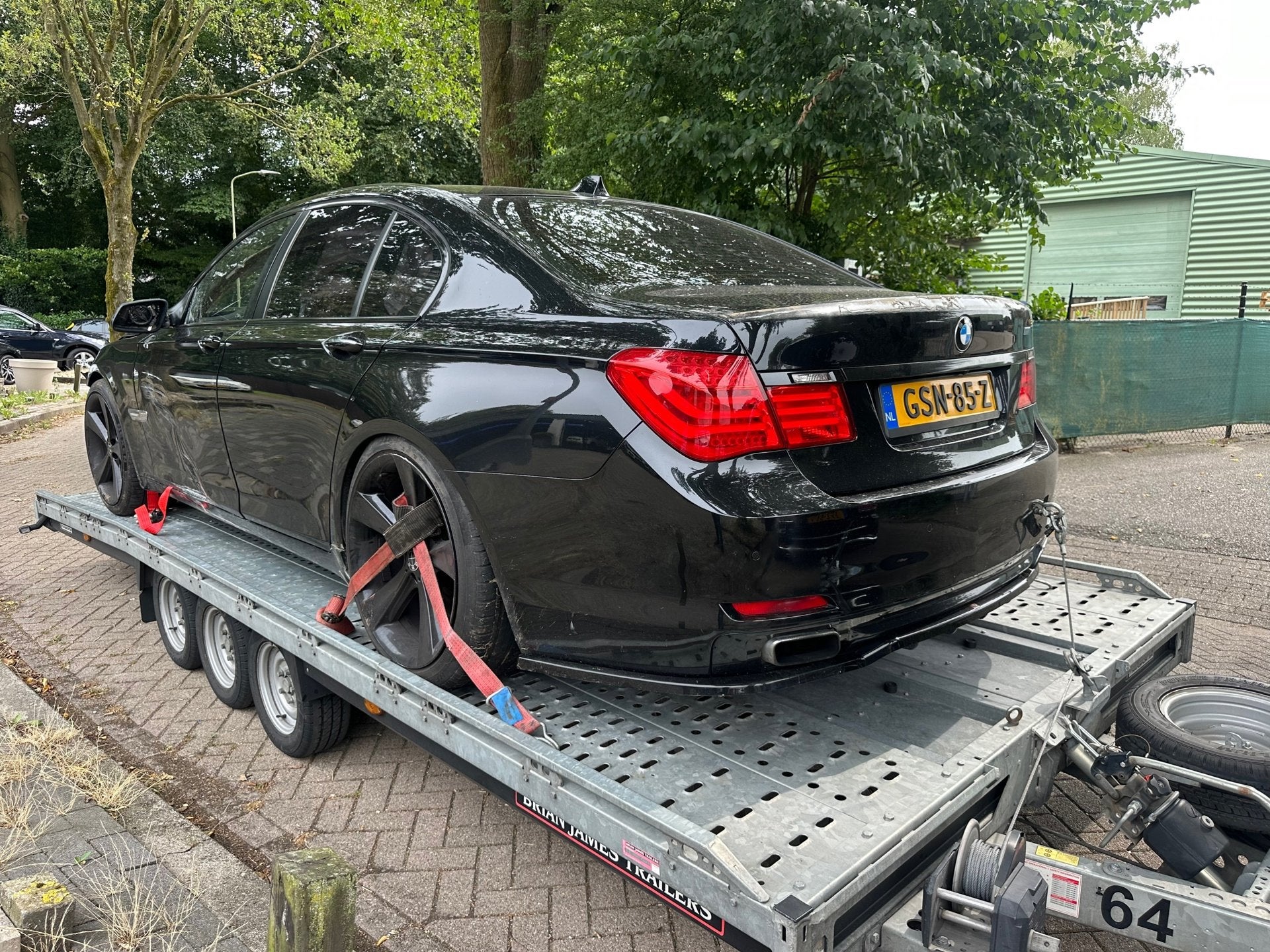 BMW 7-serie 750i|Full-options|Schade!|Export|BIEDEN!, Auto's, BMW, Automaat, Euro 5, Achterwielaandrijving, Gebruikt