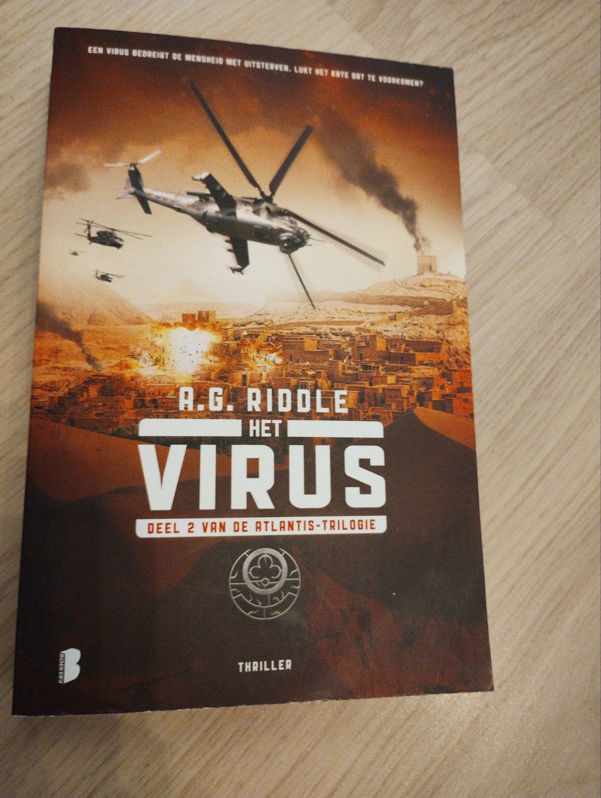 A.G. Riddle - De oorsprong en de het Virus, Ophalen of Verzenden, Zo goed als nieuw, A.G. Riddle