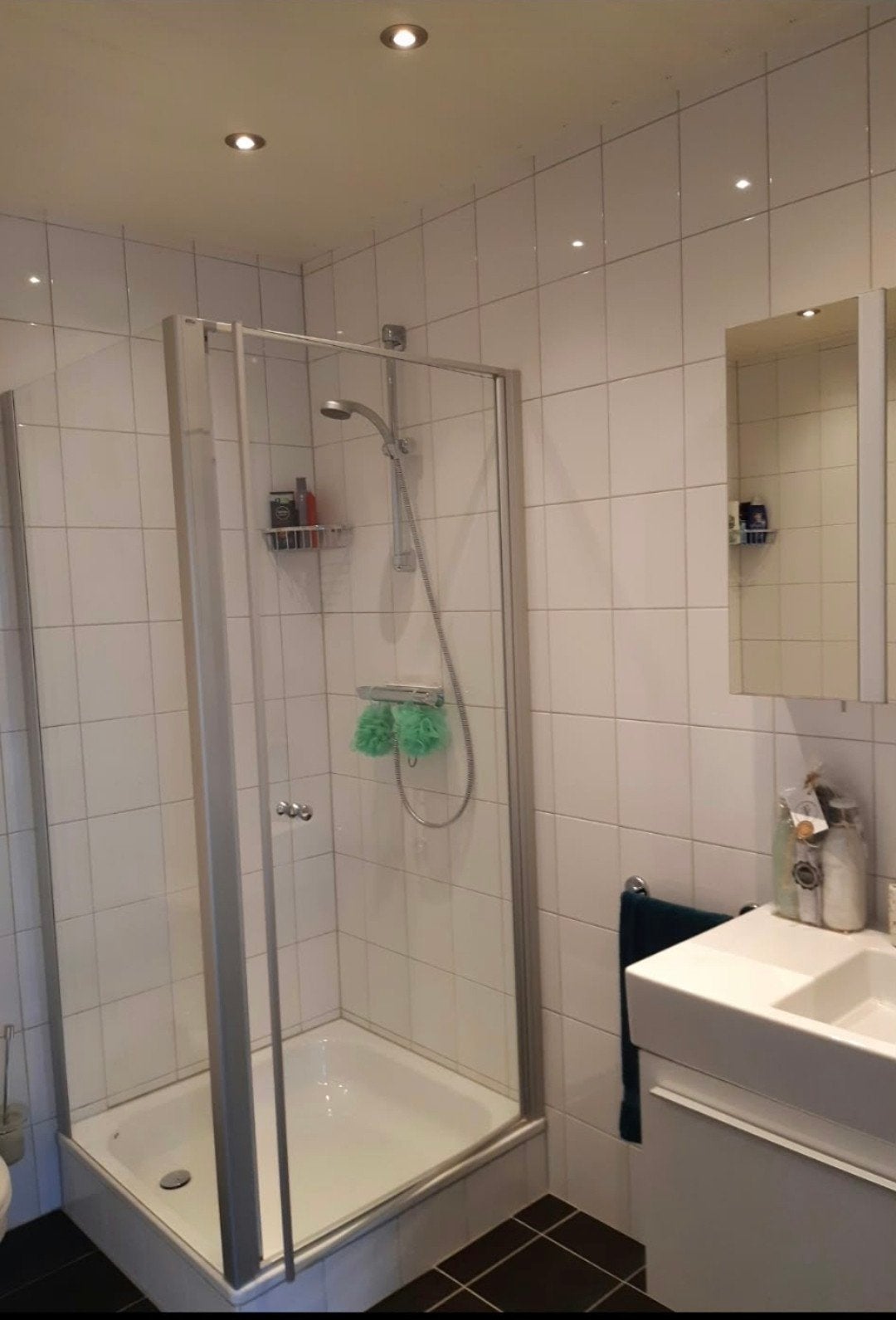 Douchecabinek- Zo goed als nieuw, Ophalen, Zo goed als nieuw, Chroom, Douche