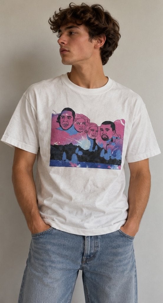 Beyoncé/Kim Kardashian/Kanye West/Jay Z T-shirt, Onbekend, Ophalen of Verzenden, Zo goed als nieuw, Meerkleurig