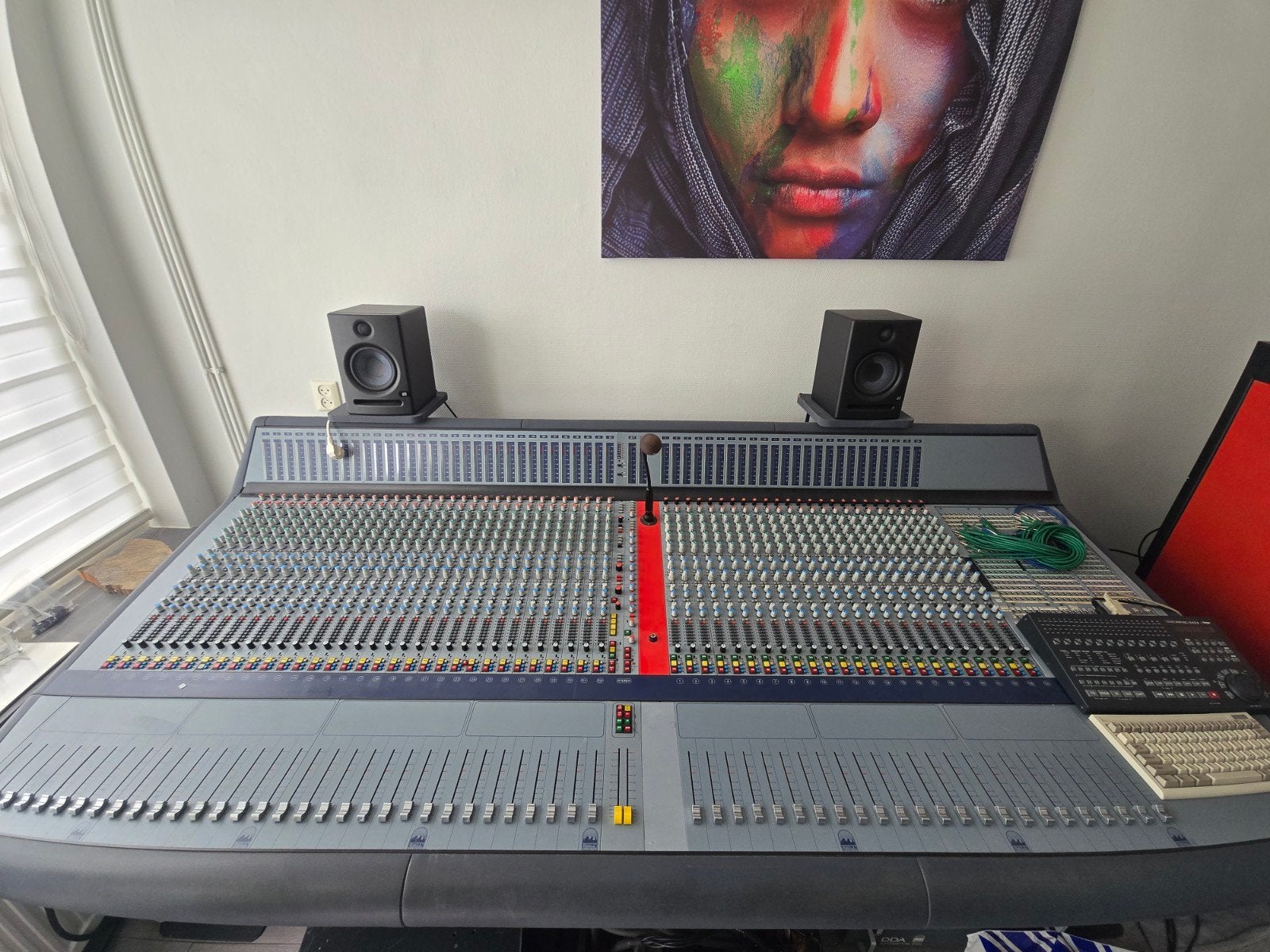 DDA Mengpaneel met Tascam MX-2424 en accessoires, Muziek en Instrumenten, Mengpanelen, Ophalen, Gebruikt, 20 kanalen of meer, Microfooningang