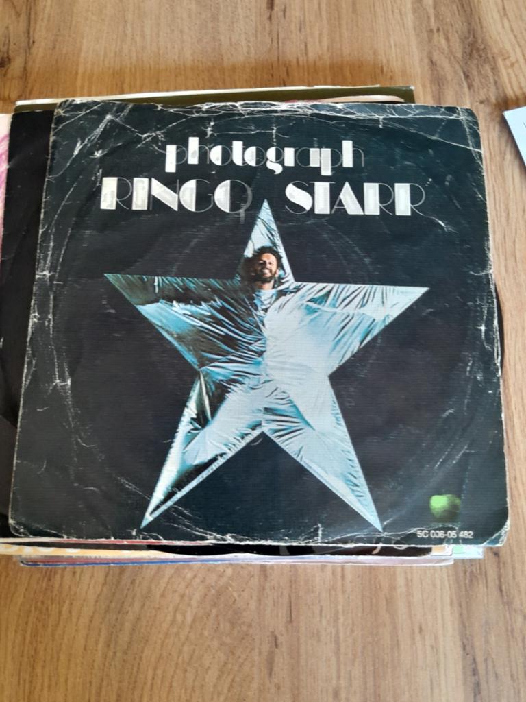 Ringo star 7 inch photograph, Cd's en Dvd's, Vinyl Singles, Ophalen of Verzenden, Zo goed als nieuw, Pop