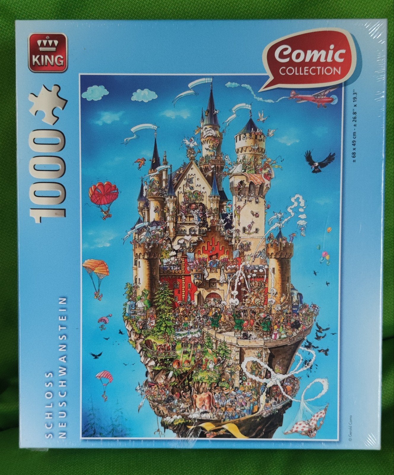 KING Comic Collection Legpuzzel 1000 stukjes Neuschwanstein, Ophalen of Verzenden