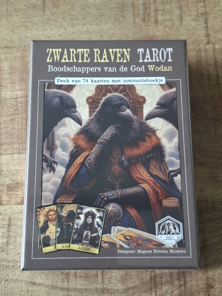 Zwarte raven tarot, Ophalen of Verzenden, Nieuw, Tarot of Kaarten leggen, Overige typen