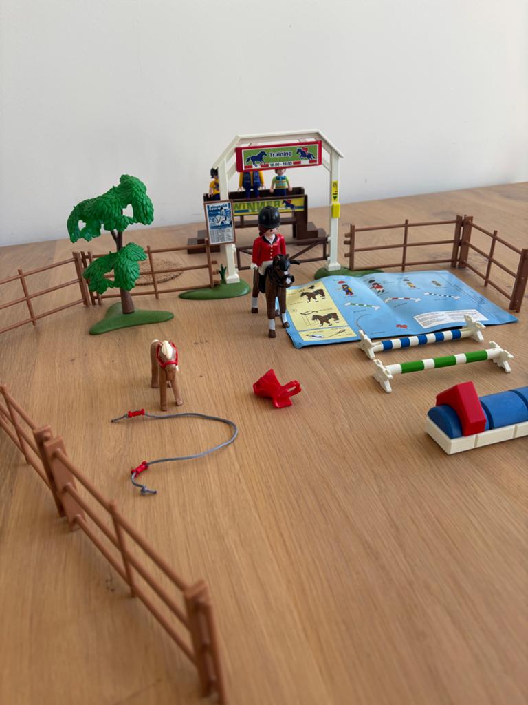 Playmobil 4185 Paarden Springwedstrijd met hindernissen, Ophalen of Verzenden, Gebruikt, Los playmobil