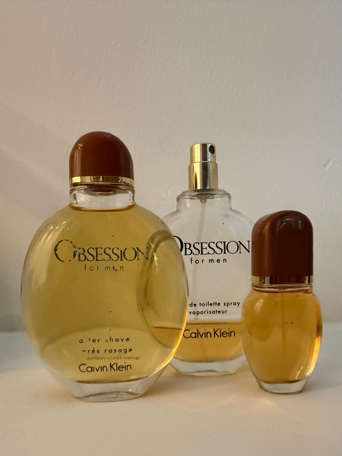 Calvin Klein Obsession for Men - Set (AS, EDT, Mini), Verzenden, Gebruikt
