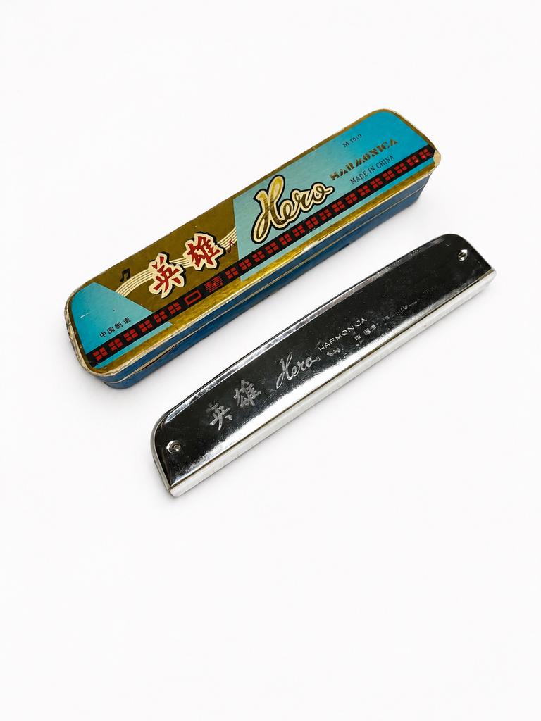 Hero Harmonica 1980, Ophalen of Verzenden, Zo goed als nieuw, Met koffer of doosje