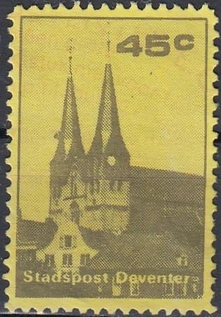 Nederland- 1988- Stadspost Deventer- Bergkerk- G, Verzenden, Na 1940, Gestempeld