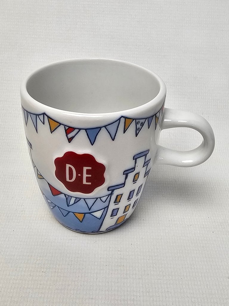 # Douwe Egberts Senseo Kopje Grachtenhuisjes, Gebruikt, Ophalen of Verzenden, Overige stijlen, Kop(pen) en/of Schotel(s)