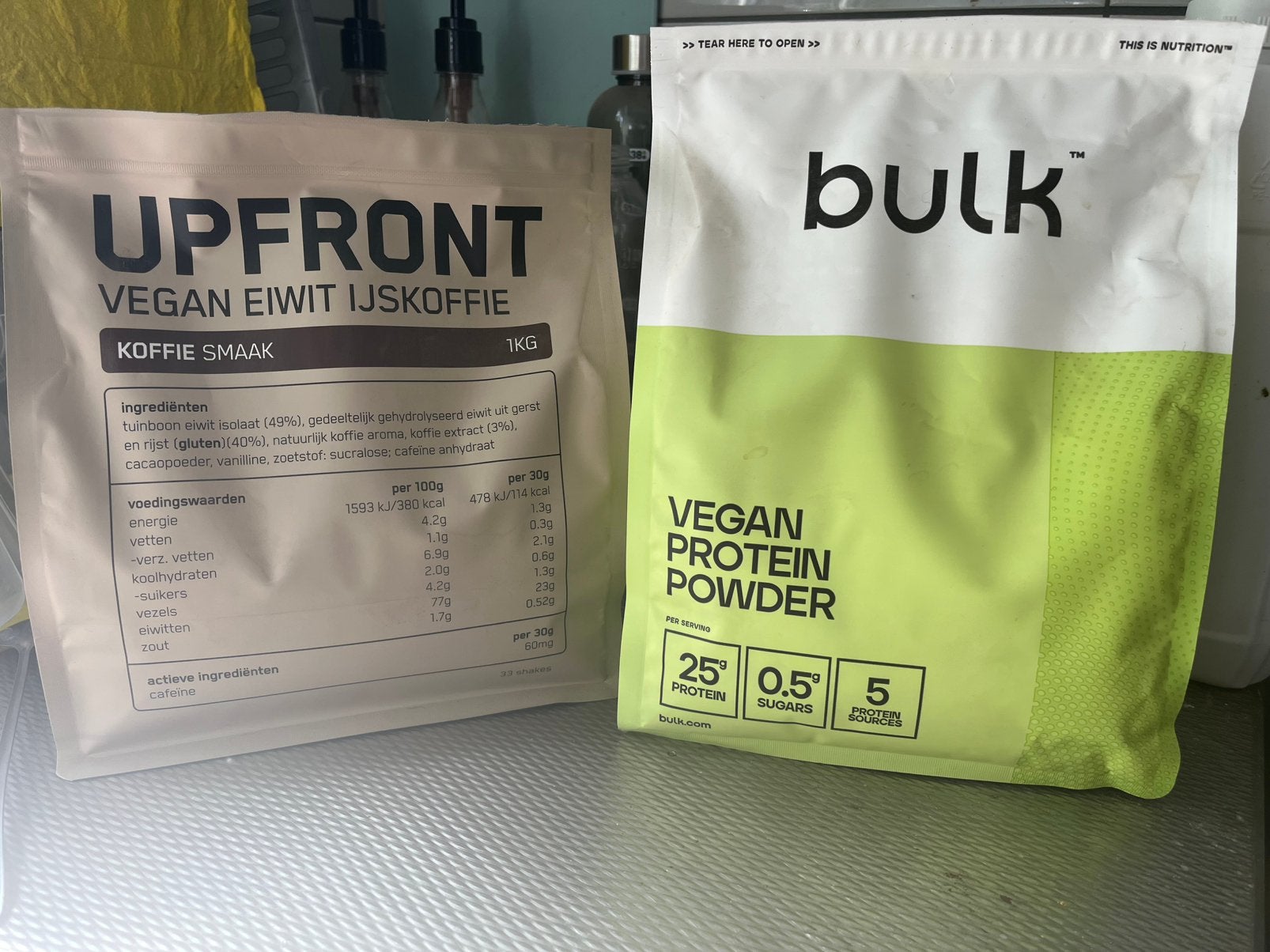 Vegan eiwitpoeder protein powder bulk en upfront, Ophalen of Verzenden, Gebruikt, Poeder of Drank