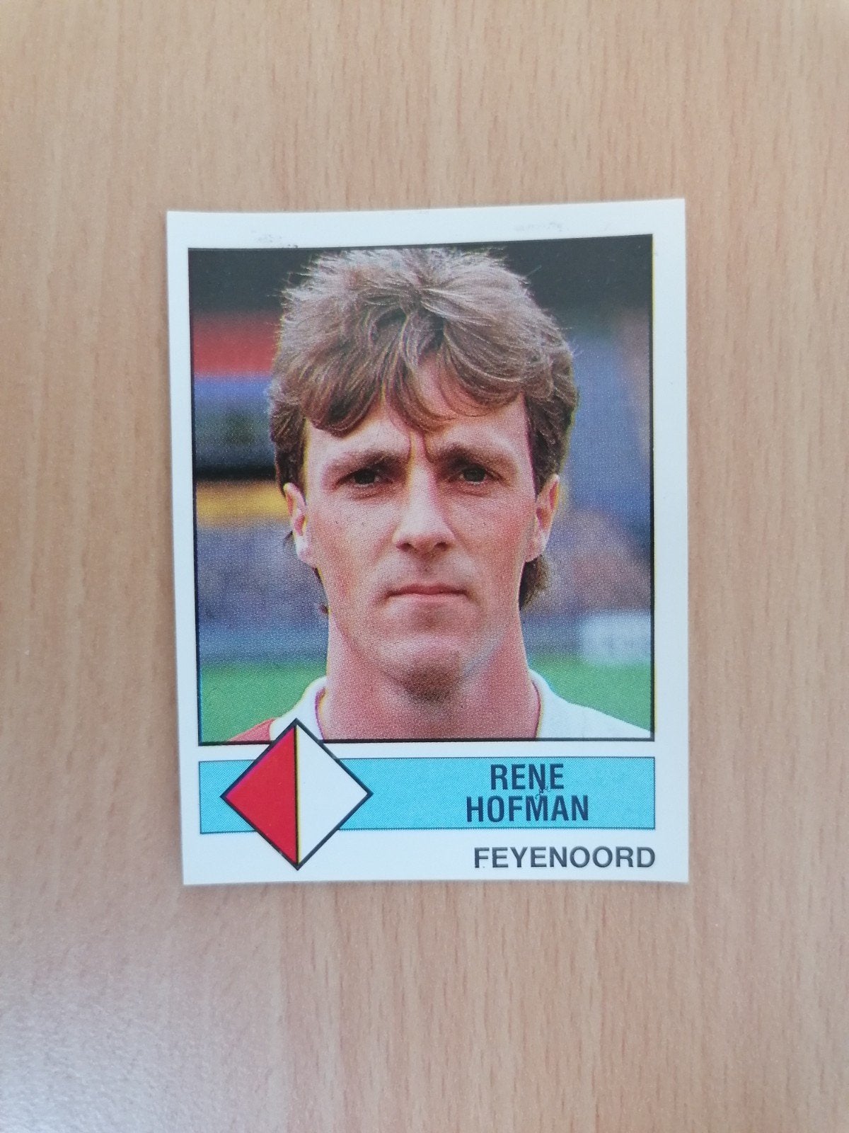 Panini Voetbal 87 #111 Rene Hofman., Verzamelen, Ophalen of Verzenden, Zo goed als nieuw, Feyenoord, Poster, Plaatje of Sticker
