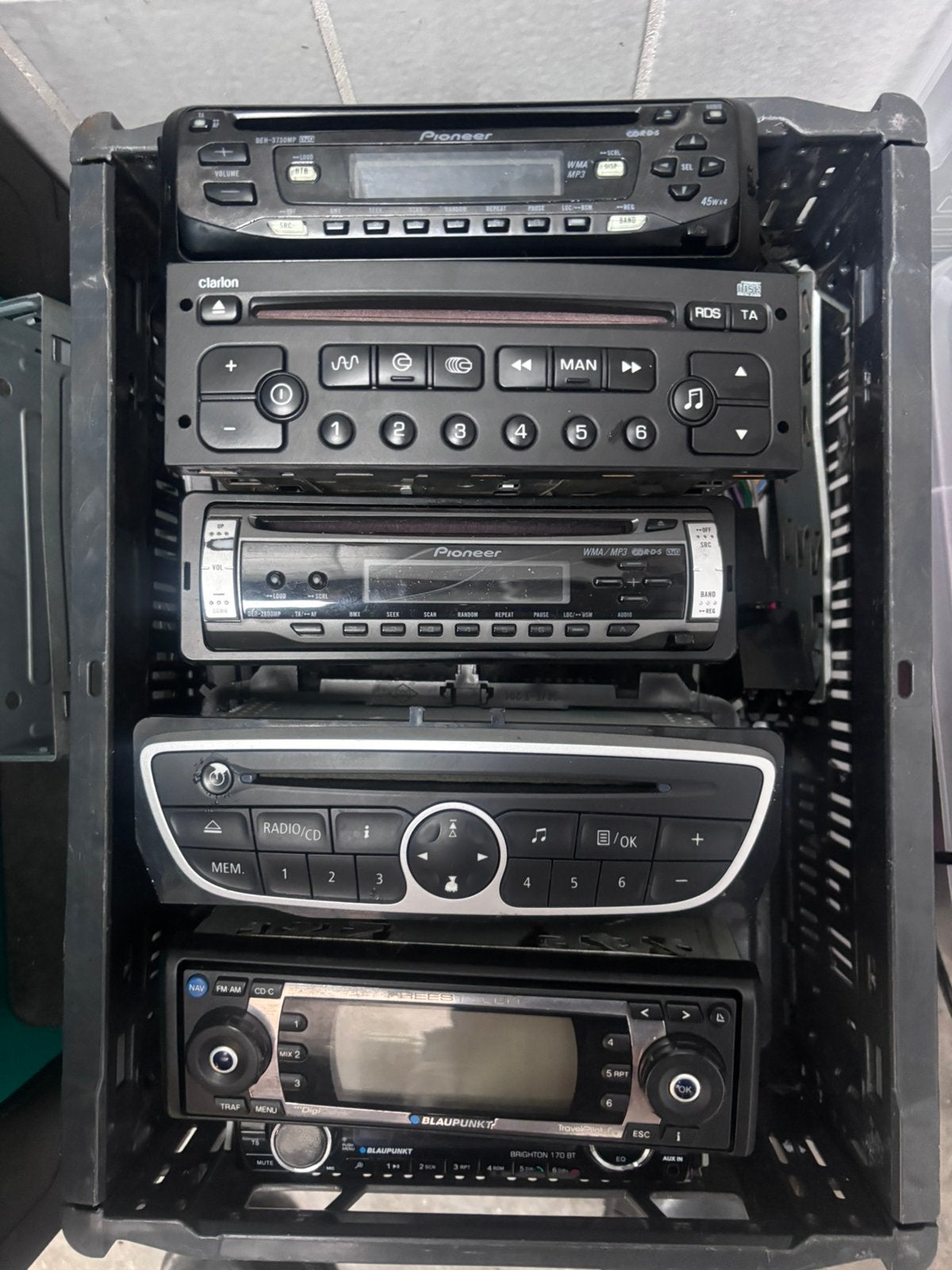 Grote partij autoradio navigatie Pioneer Sony JVC Blaupunkt,, Ophalen of Verzenden, Zo goed als nieuw