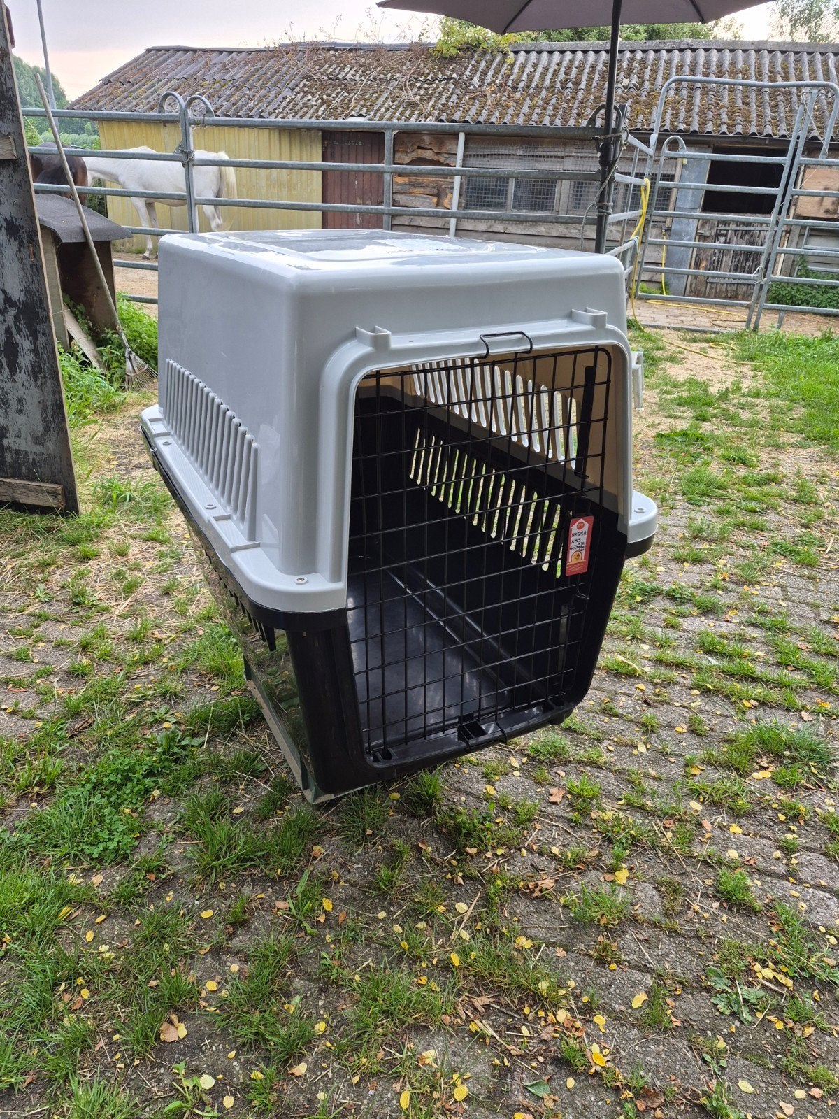 Honden transportbox Reisbench middelgroot, Ophalen, Zo goed als nieuw