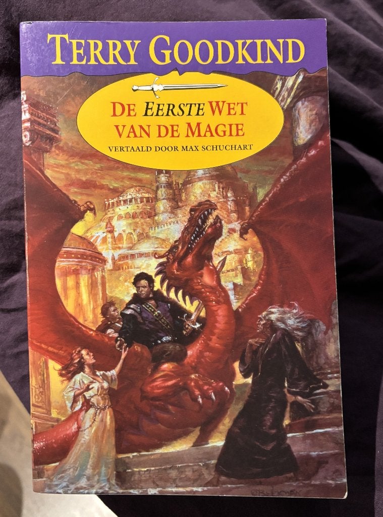 Terry Goodkind, De Eerste Wet van de Magie, Ophalen of Verzenden, Zo goed als nieuw, Terry Goodkind