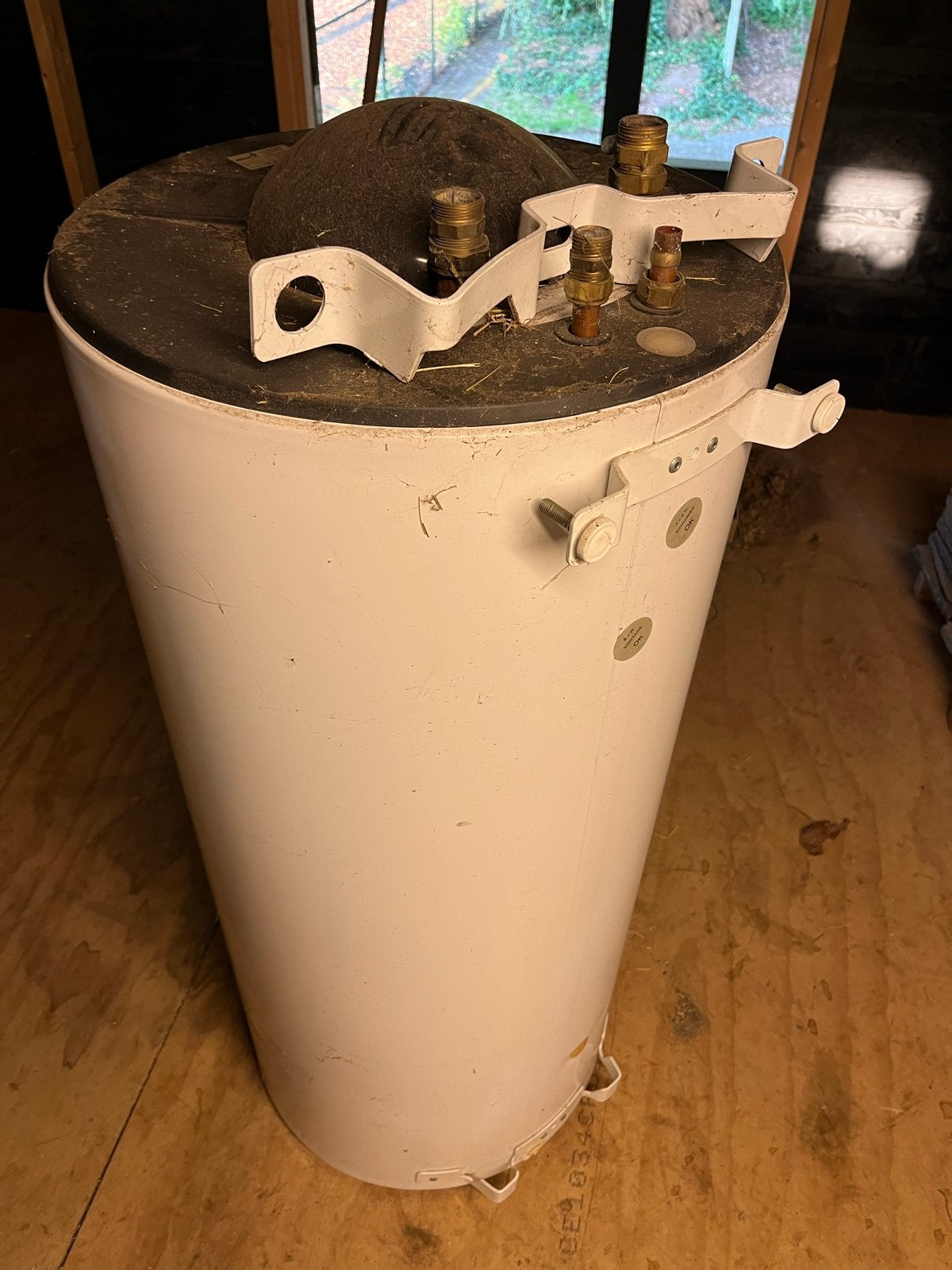 Nefit CV-boiler 120L/29kW - Gebruikt, mag weg!, Ophalen, Gebruikt, Cv-ketel of Combi-ketel, Minder dan 60 cm
