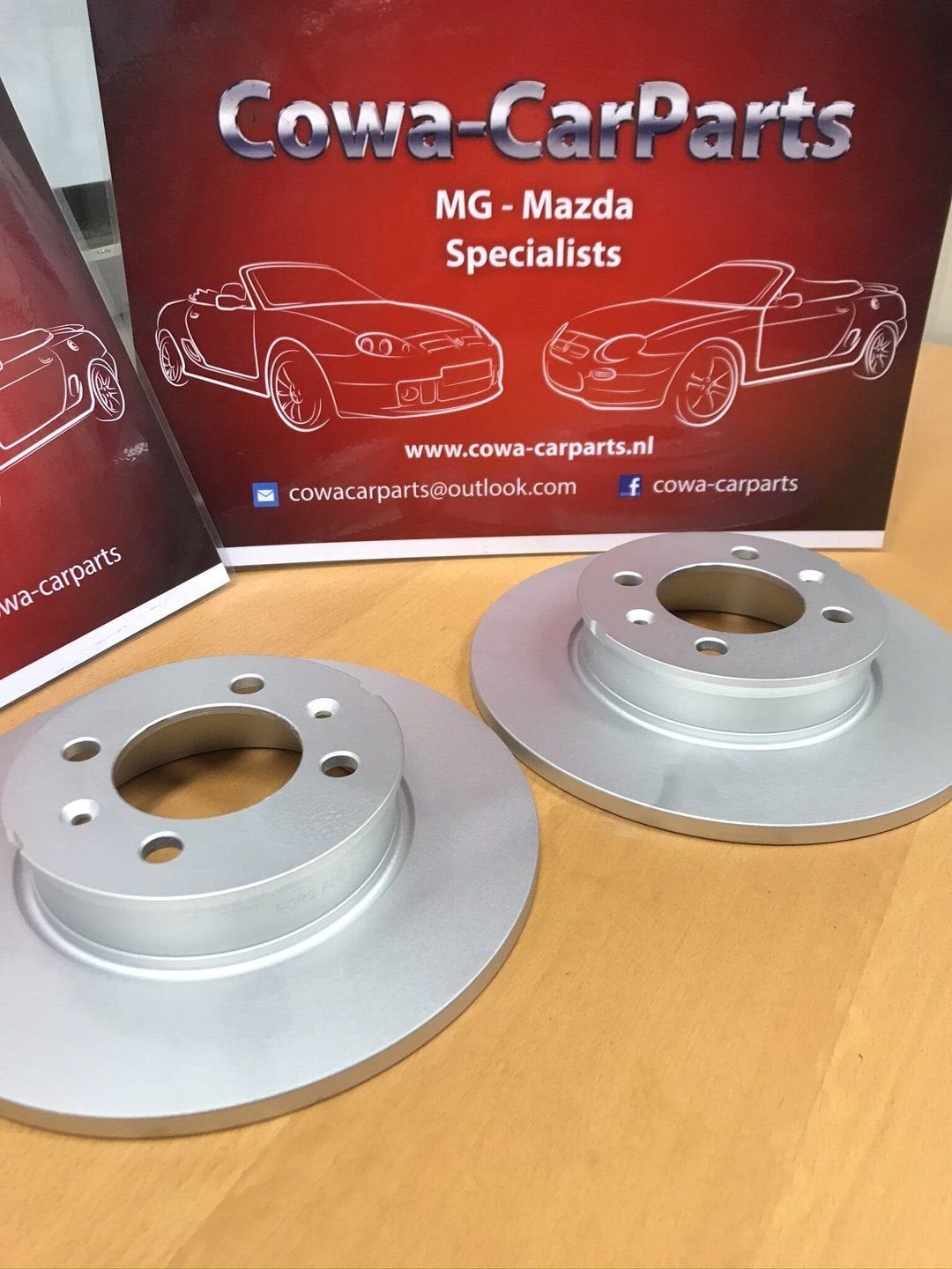 mg f mgf mg tf mgtf remschijven links + rechts achter, -, -, Nieuw, Ophalen of Verzenden