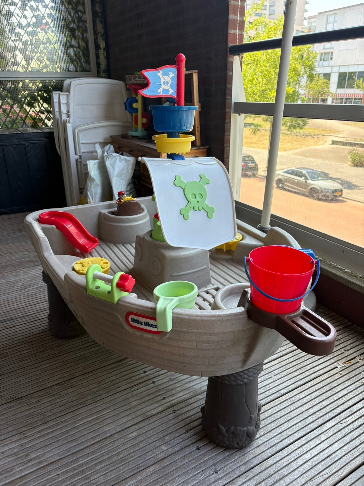 Watertafel piraten Little Tikes, Ophalen, Zo goed als nieuw