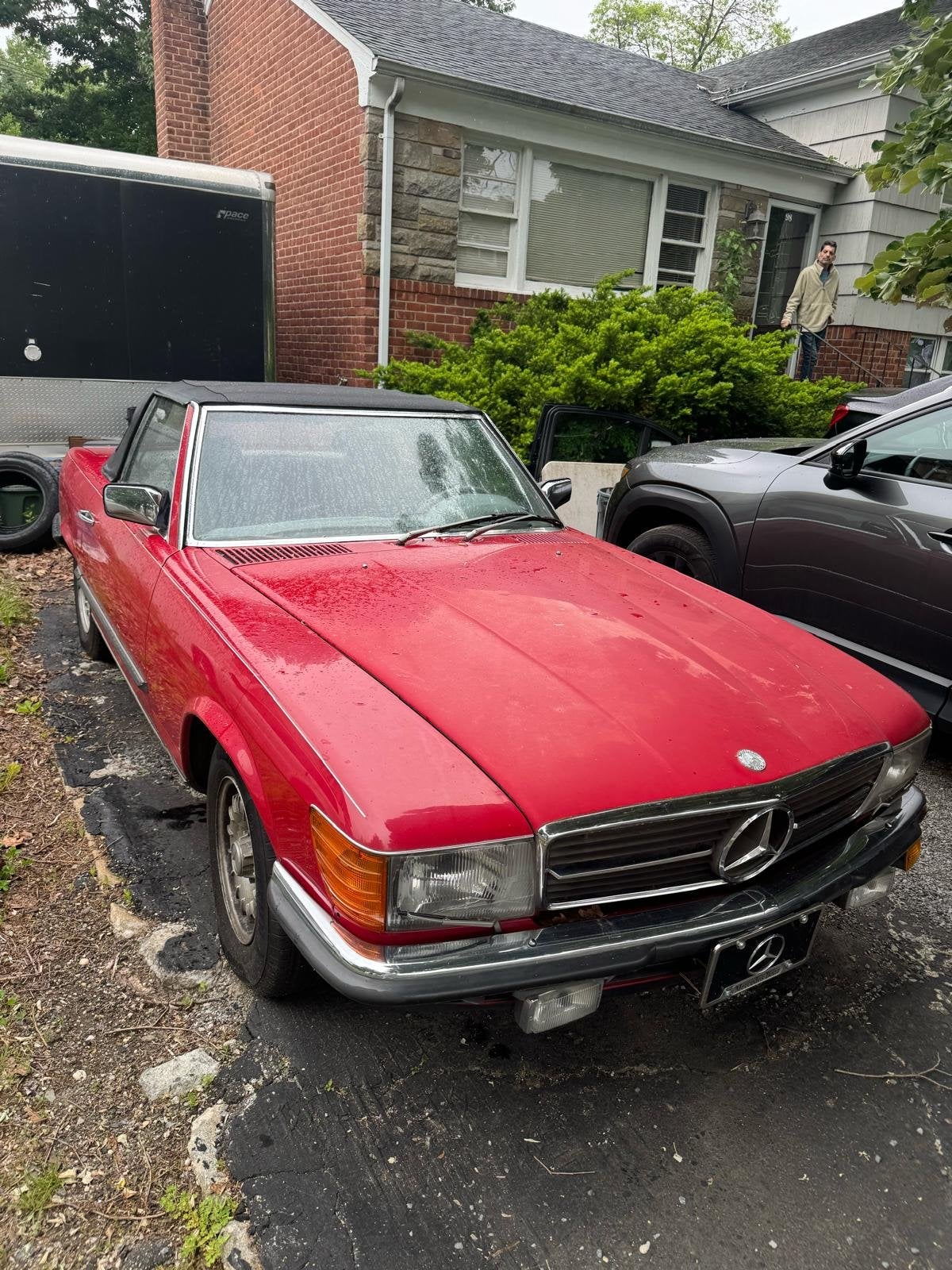 Mercedes-Benz SL-Klasse 500 SL (bj 1983, automaat), Automaat, Achterwielaandrijving, 4973 cc, Cabriolet