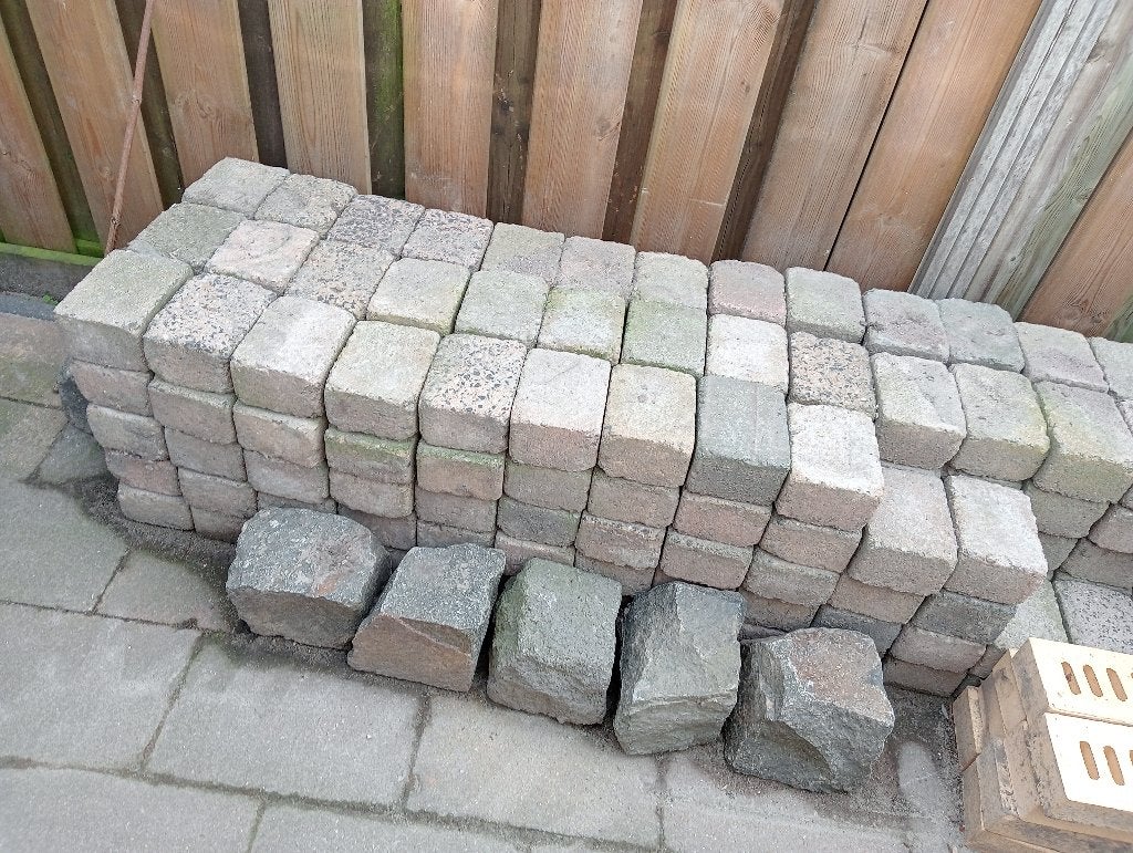ca 200 koppel Stone, Tuin en Terras, Ophalen, Gebruikt, Beton, Klinkers