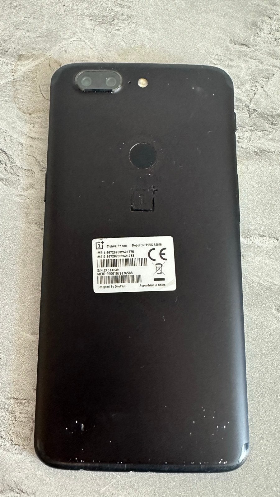 OnePlus 5T (A5010) - Zwart, 64GB, Telecommunicatie, Mobiele telefoons | Overige merken, Gebruikt, Overige modellen, Ophalen of Verzenden