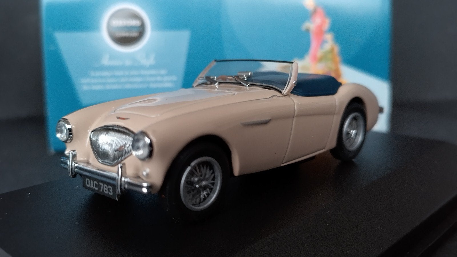 Austin Healey 100 BN1 Coronet Cream 1:43 Oxford Diecast Pol, Overige merken, Auto, Verzenden, .