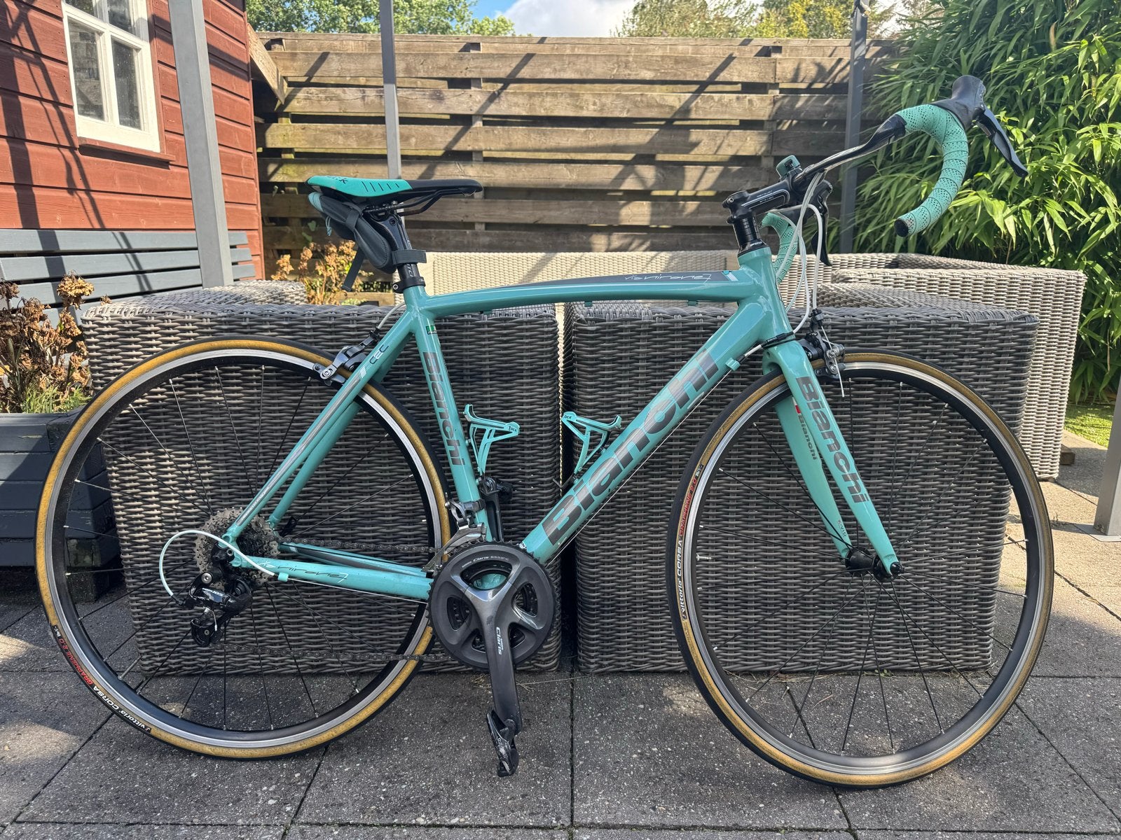 Bianchi Via Nirone 7 racefiets - Maat M, Fietsen en Brommers, 28 inch, Gebruikt, Velgrem, Meer dan 20 versnellingen