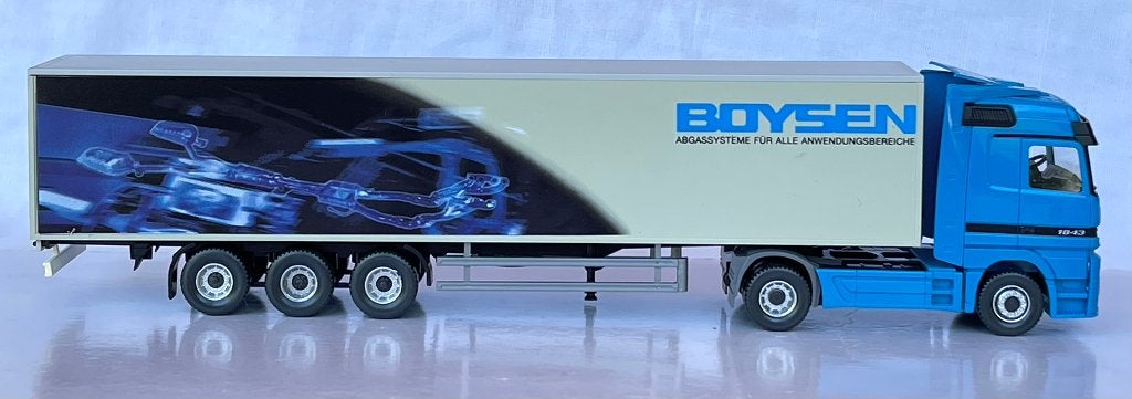 Wiking 5380443: Mercedes-Benz Actros 1843   "Boysen", Hobby en Vrije tijd, Modelauto's | 1:87, Ophalen of Verzenden, Zo goed als nieuw