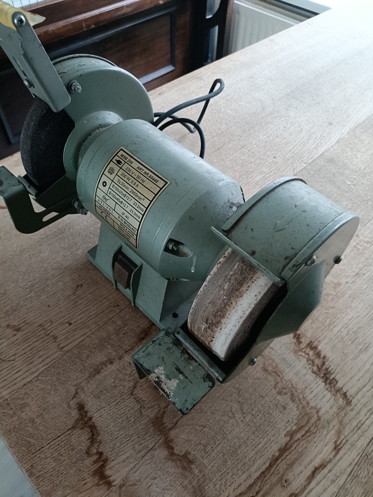 Tafelmodel slijpmachine MSB 200 - Gebruikt, Ophalen, Gebruikt, Minder dan 700 watt, Werkbankslijpmachine