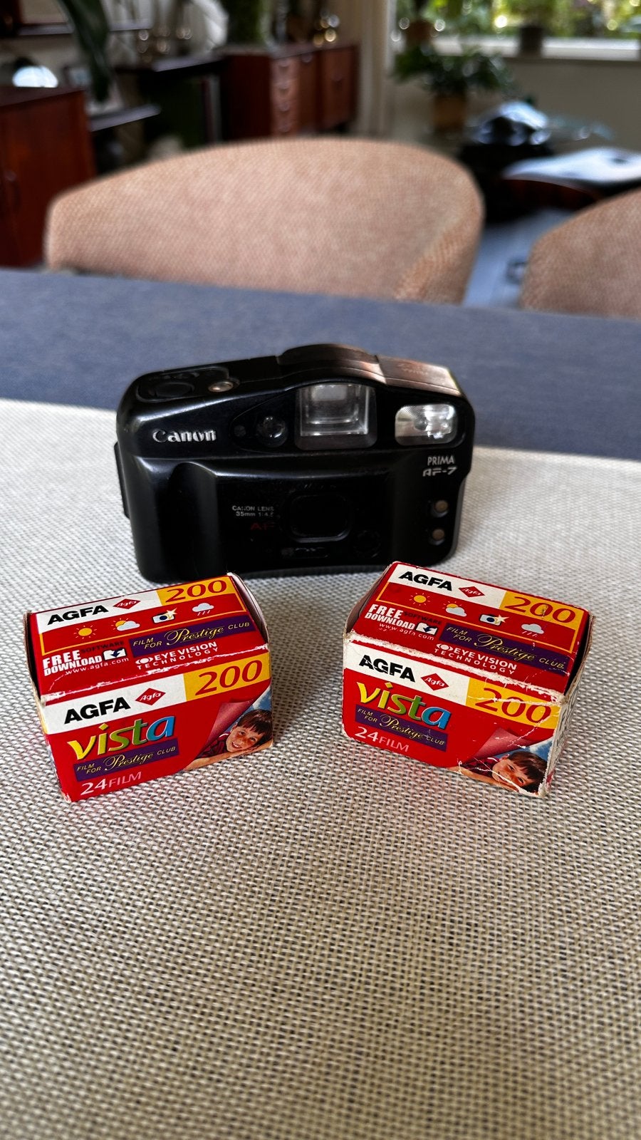 Canon AF-7, Audio, Tv en Foto, Fotocamera's Analoog, Ophalen of Verzenden, Gebruikt, Compact, Canon