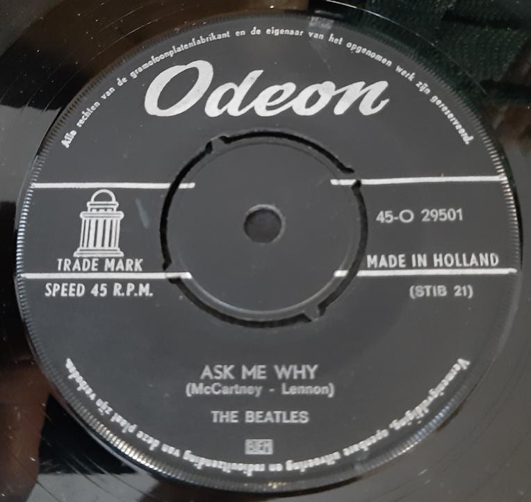 The Beatles ‎– Ask Me Why (zéér zeldzame NL single), Gebruikt, Verzenden, 7 inch, Single