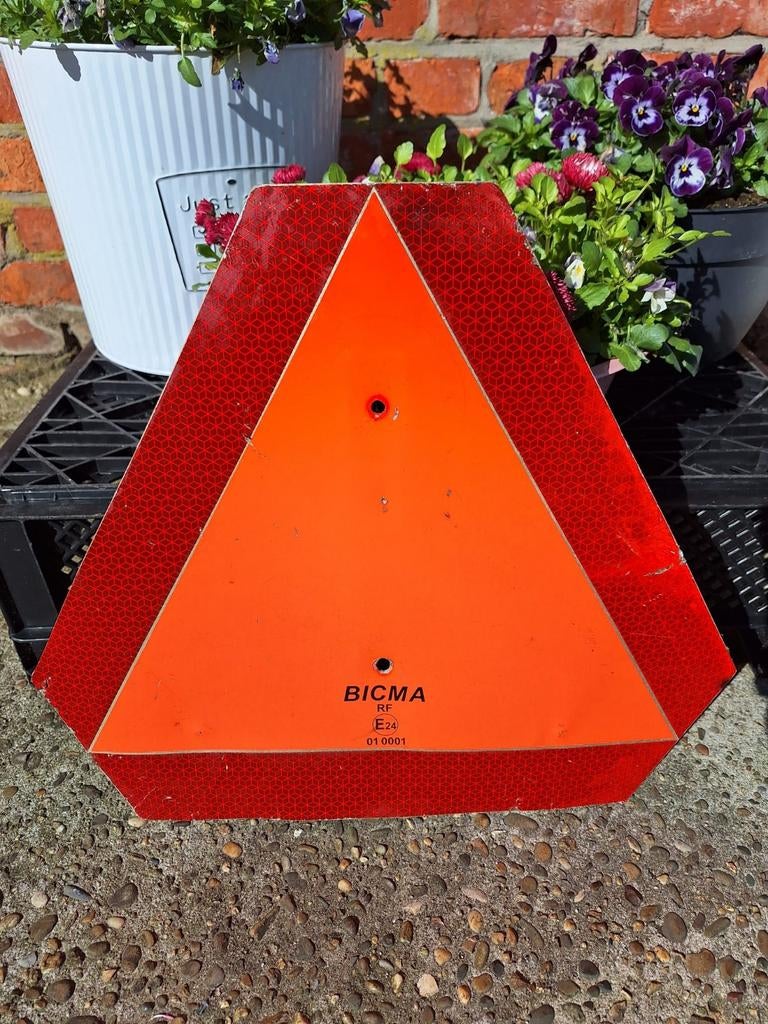 Markeringsbord voor langzaam rijdende voertuigen, Ophalen of Verzenden, Nieuw