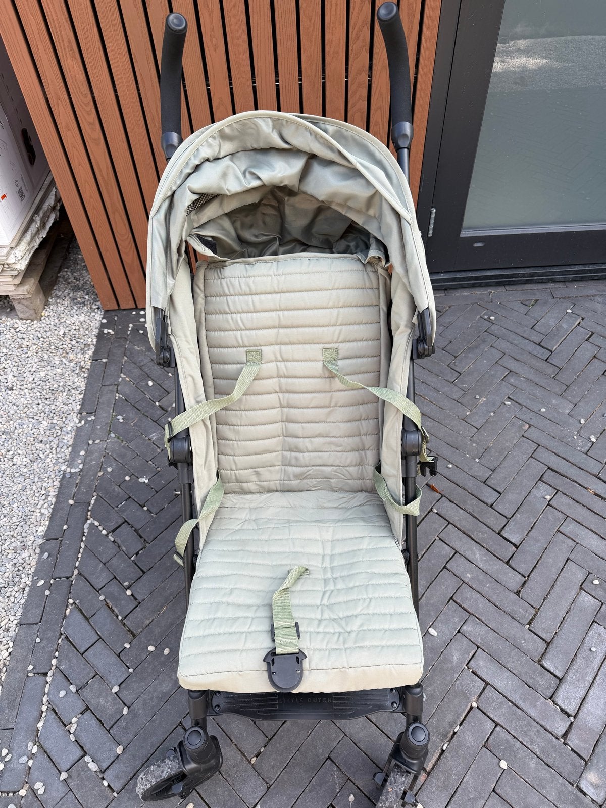 Little Dutch Buggy Groen - Compact en Lichtgewicht, Little dutch, Little dutch, Zonnekap, Ophalen